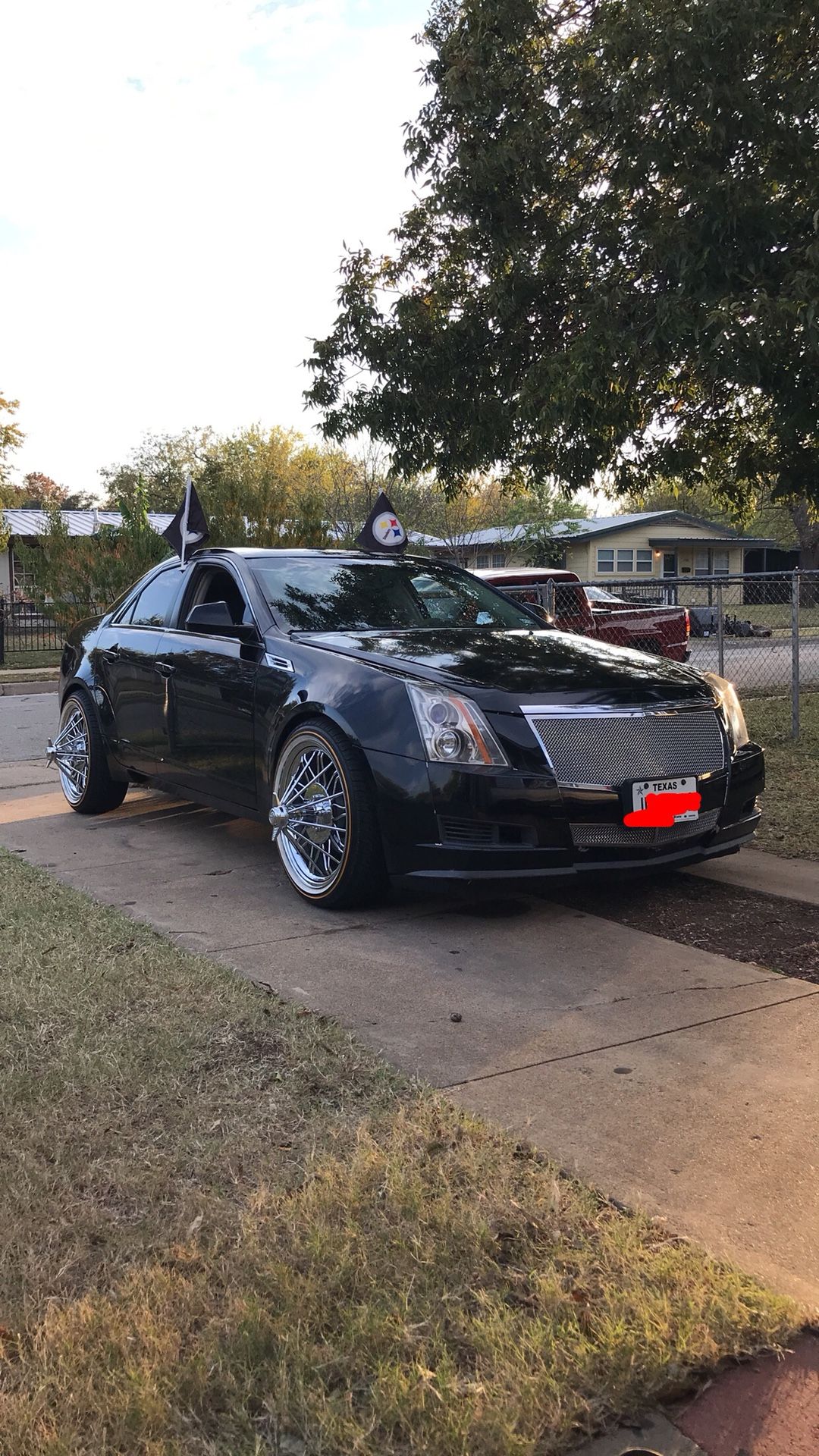 READ DOWN BELOW (CTS Cadillac, swangas, swangers, Texan wire rims, vogues wire rims, super poke