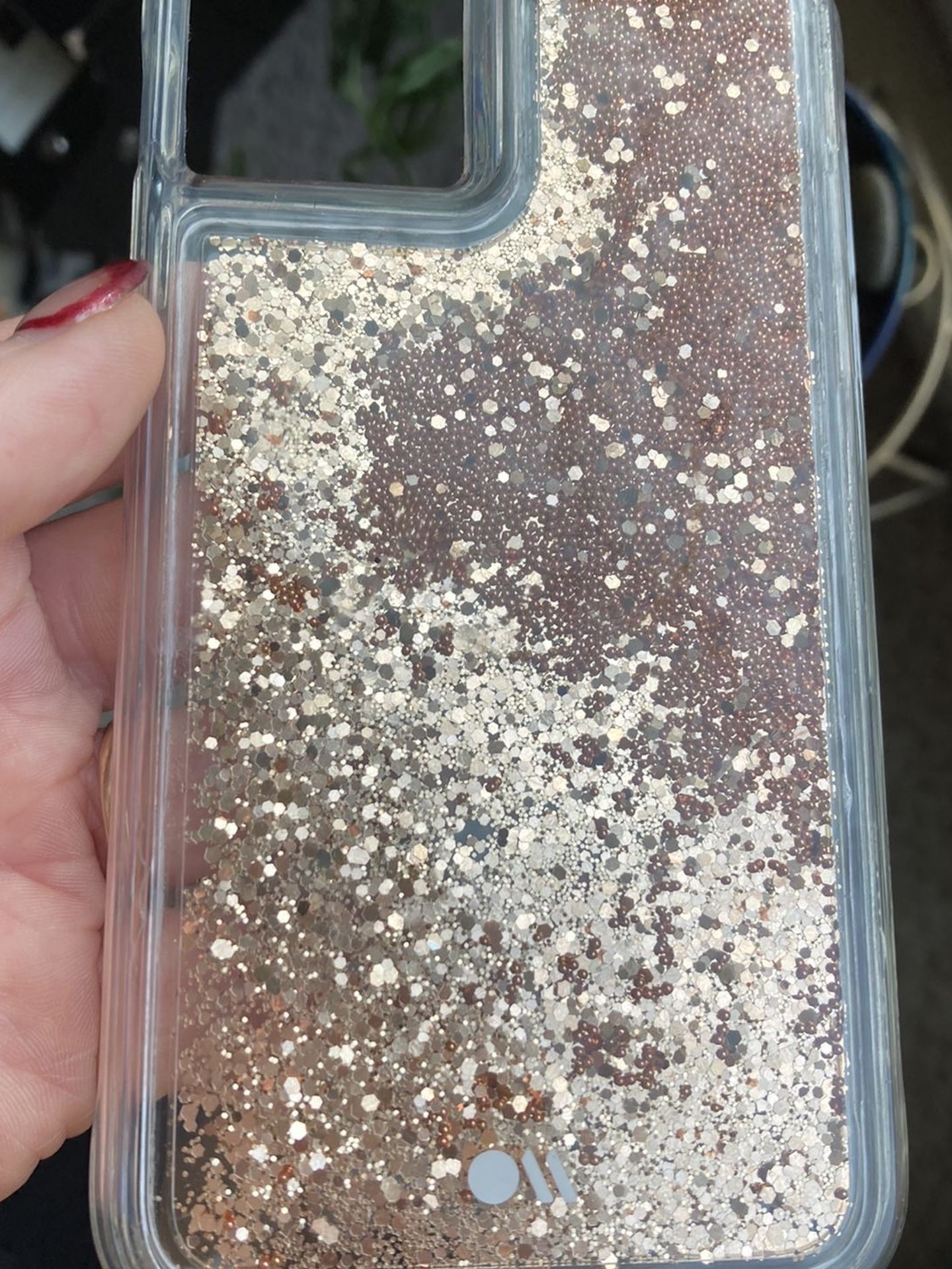 Case-Mate Waterfall Gold Glitter iPhone 11 Case- Brand New