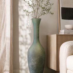 Seaglass Floor Vase