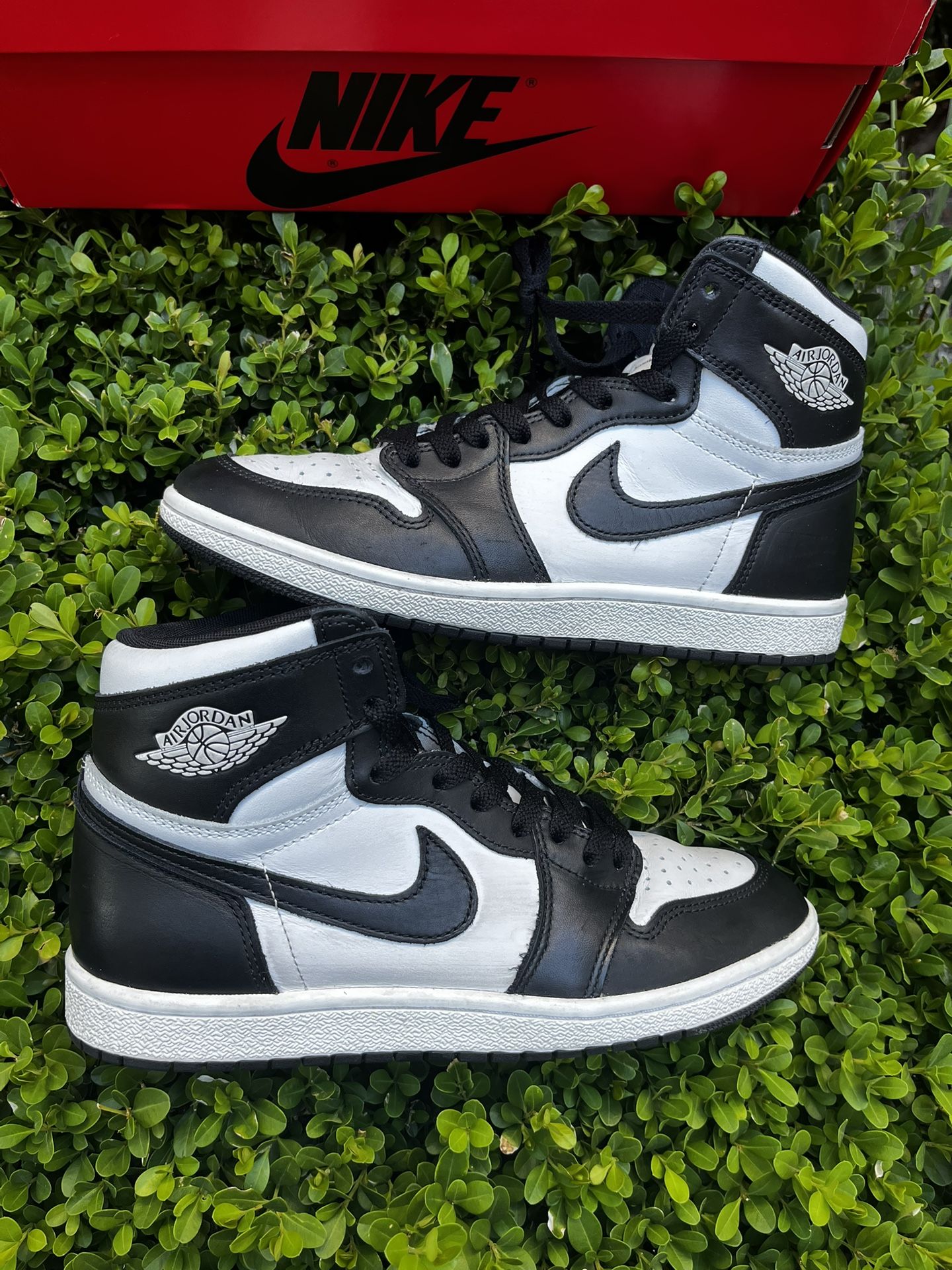 Size 8m 9.5w - Jordan 1 Retro '85 OG High Black White