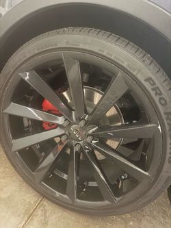 4x Koko Kuture Matte Black Alloy Rims with Tires