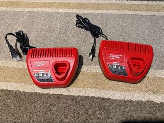 Milwaukee M12 Chargers (x2)