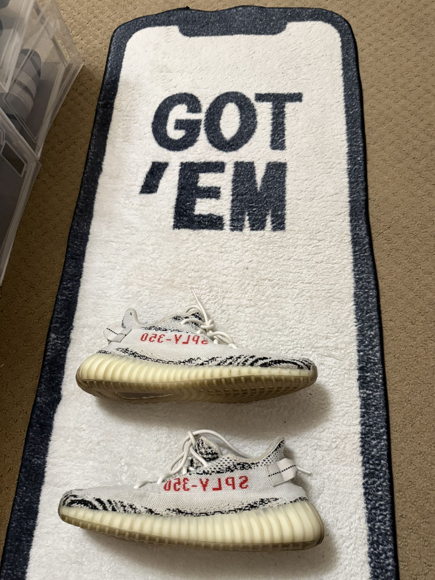 Yeezy Zebra 350 Size 11 Good Condition With Box