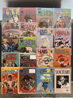 Lot Of 18 VIZ Comic Books - Xenon, Ranma 1/2, Pixy Junket + More