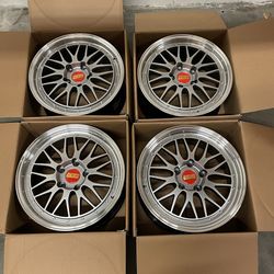 New 17 Inch BBS LM Style Rims Wheels 17x7.5 +35 (5x120)