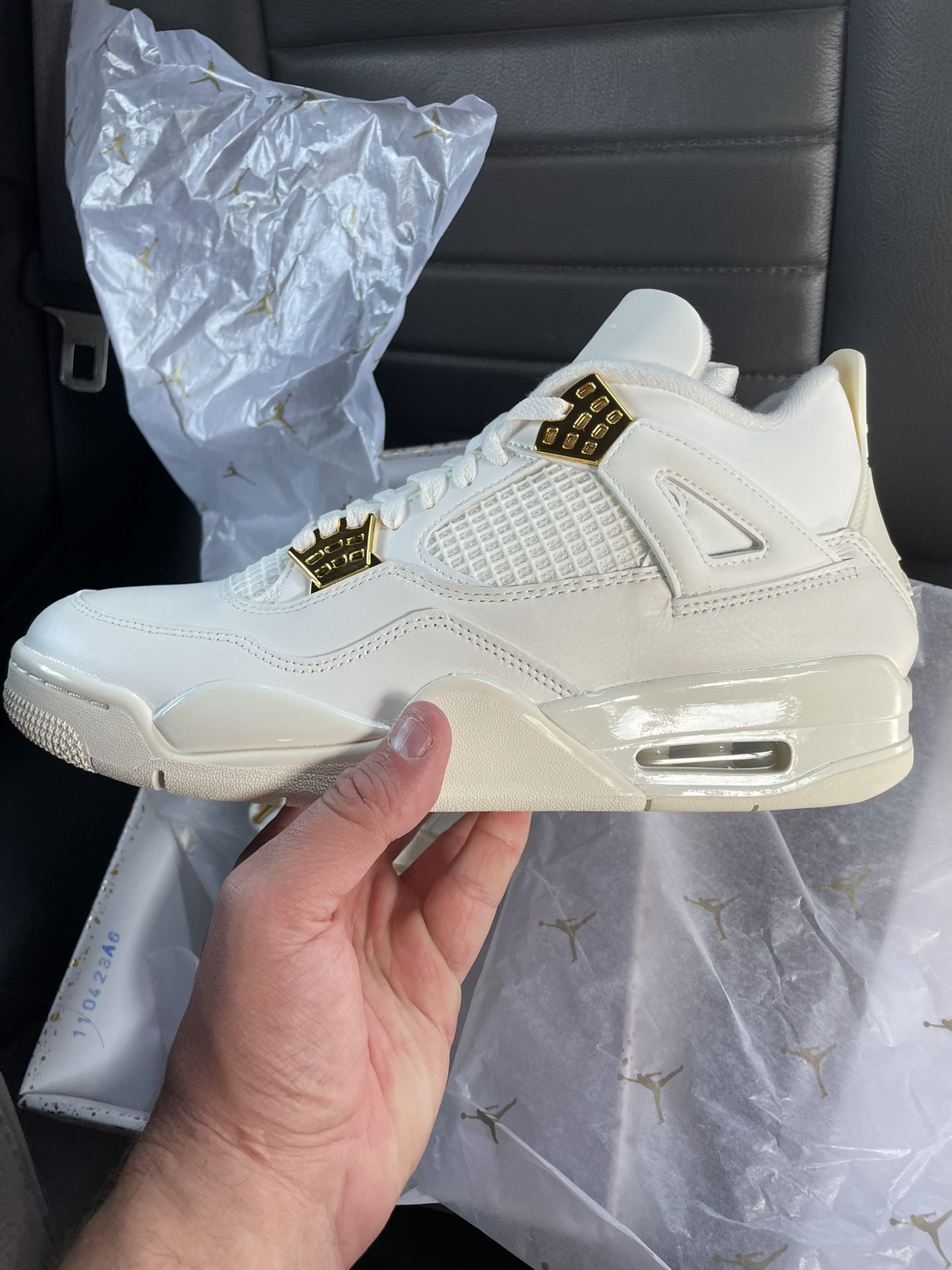 Jordan 4 Metallic Gold