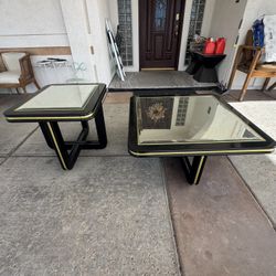 Coffee Table Two Glass Top 