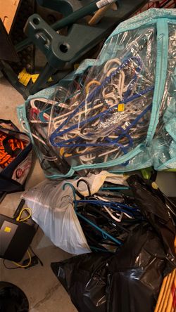 2 bags of hangers