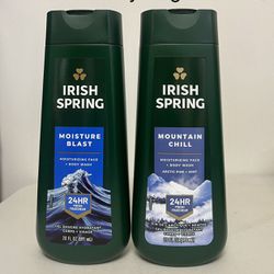 Irish Spring Bodywash Mountain Chill/Moisture Blast  Set