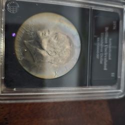 Dwight Eisenhower 1(contact info removed) Silver Dollar