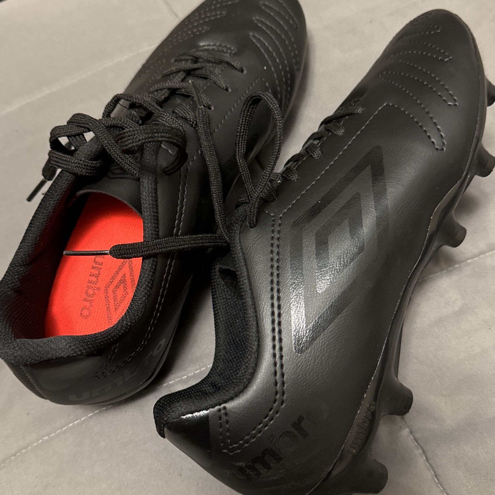 Made In Brazil - All-Black Umbro Cleats (Used Once)