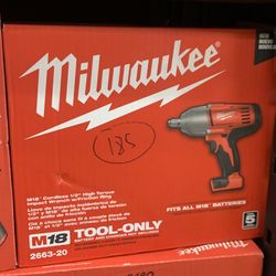 Milwaukee New 1/2” Impact Wrench M18