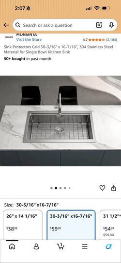 Sink protector grid