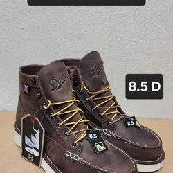 Danner Work Boots Sz 8.5 D STEEL MOC TOE