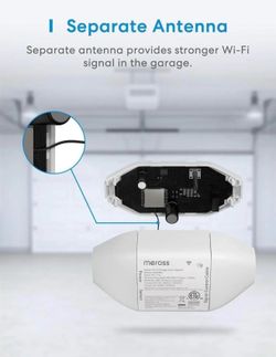 2 Meross Smart Garage Door Openers - Complete Kits