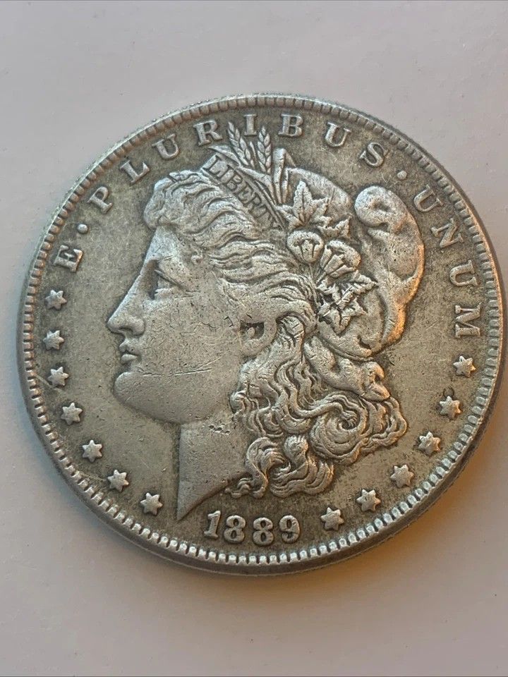 1889 CC MORGAN SILVER DOLLAR UNCIRCULATED, KEY DATE
