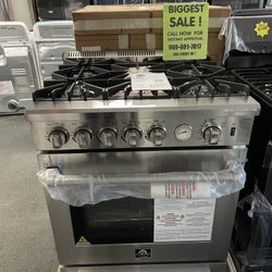 STAINLESS STEEL FORNO GAS RANGE