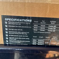 Led Double Row light Bar