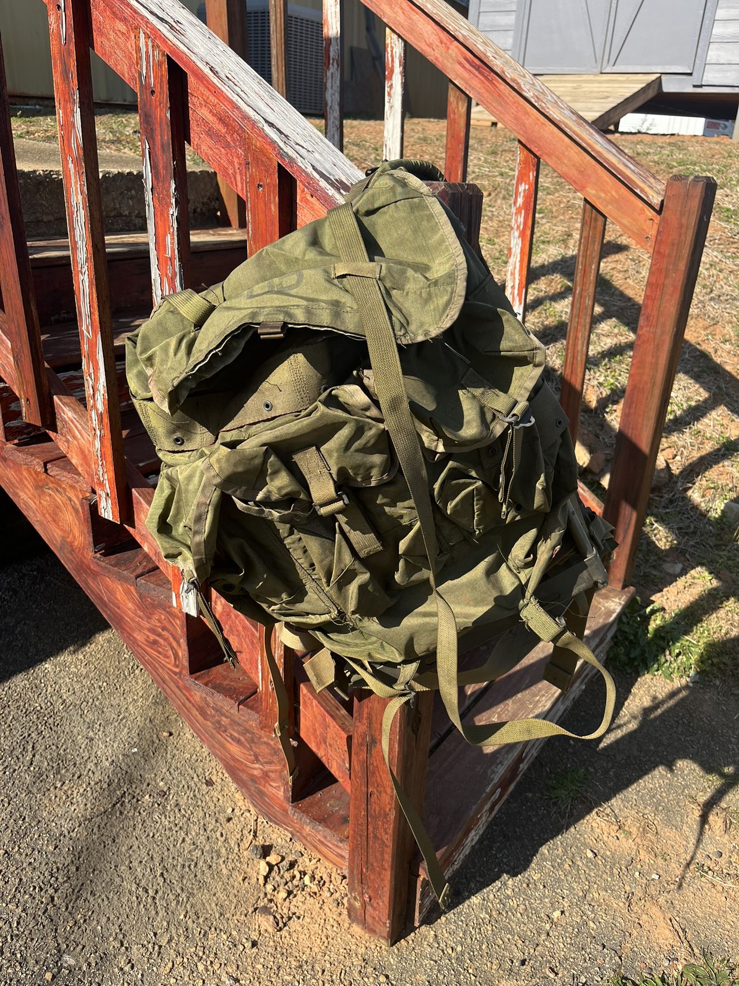 Vintage US Army Field Backpack 