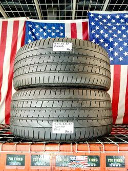 ✔️ Set of 2 Used tires 275/35ZR21 PIRELLI PZERO R01 MAX PERF SUMMER 275/35R21 TESLA MERCEDES BENZ AUDI PORSCHE BMW 275 35 21