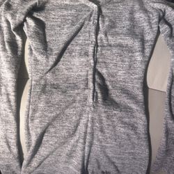 Grey Bodysuit With Shorts