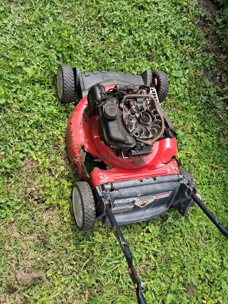 Pull Start Push Lawn Mower
