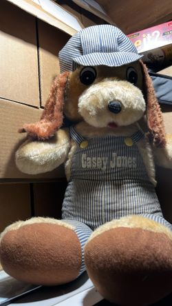 Casey Jones The Stuffed  Dog By Genie Toys