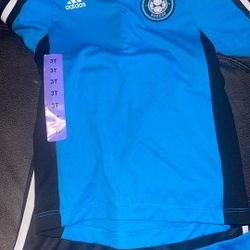 2 Sets Available- Adidas Boy Or Girl 2 Piece Set Top & Shorts Size 3 - Brand New With Tags 