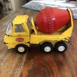 Vintage Tonka Cement Mixer Truck 1970s Rotating Concrete Mixer