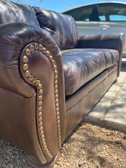 Leather couch $60