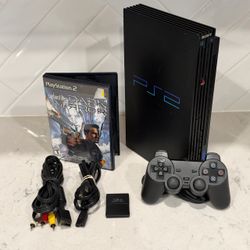 Sony PS2 Console Bundle w/ Syphon Filter (PlayStation 2 Fat)