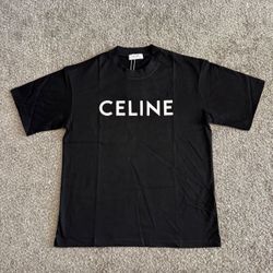 CELINE loose Cotton T-shirt