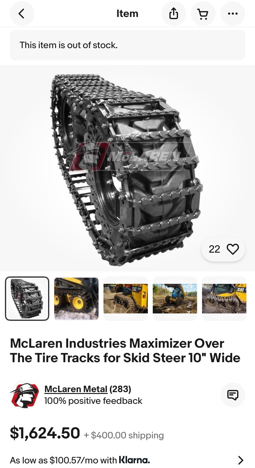 McLaren Skid steer Tracks