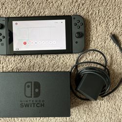 Nintendo Switch Game Console with Dock/Joycons/Power Adapter/HDMI Cable
