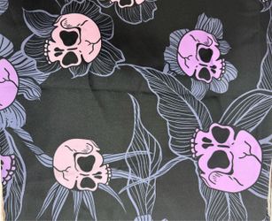 Halloween Skull Table Cloth 60” Round