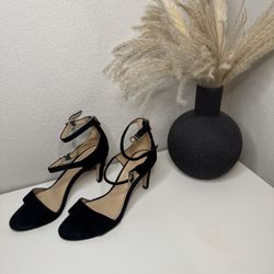 ANTONIO MELANI Black Strappy Heels