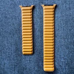 Genuine OEM Apple Watch Leather Link 44,45,46mm, Poppy California