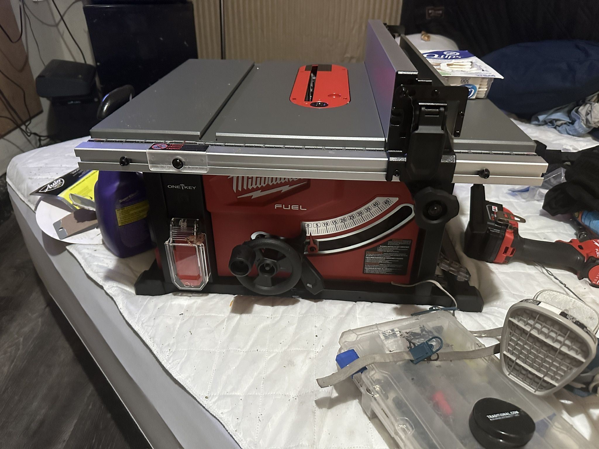 Milwaukee M18 Fuel Table Saw With One Key