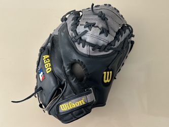 Wilson A360 Baseball Catchers Mitt Black 32-1/2" AO3RB15 CM325 RHT