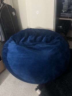 Large Navy Blue Bean Bag Chair