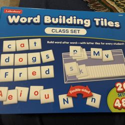 Word Building Tiles class Set 