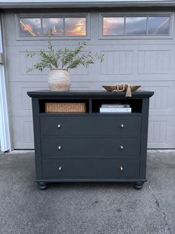 Refinished Wood Dresser