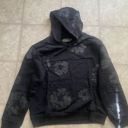Black Denim Tears Monochrome Hoodie M