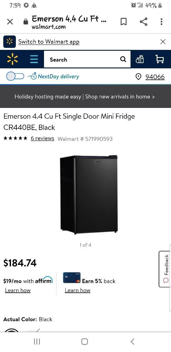 Emerson Mini Fridge