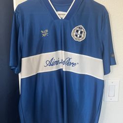 Aime Leon Dore ALD Team Soccer Jersey Blue 2022 Size M Medium