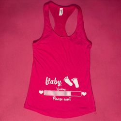 Custom Maternity Racerback Tank Top
