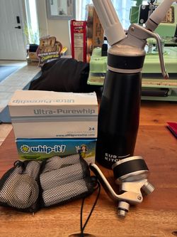 Whipped Cream Dispenser with Chargers Bundle