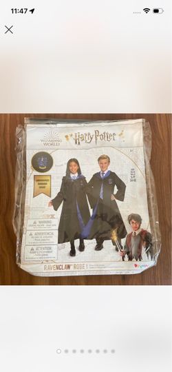 Halloween Harry Potter Kids Ravenclaw Robe size 4-6