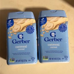 Baby Gerber Oatmeal Cereal 