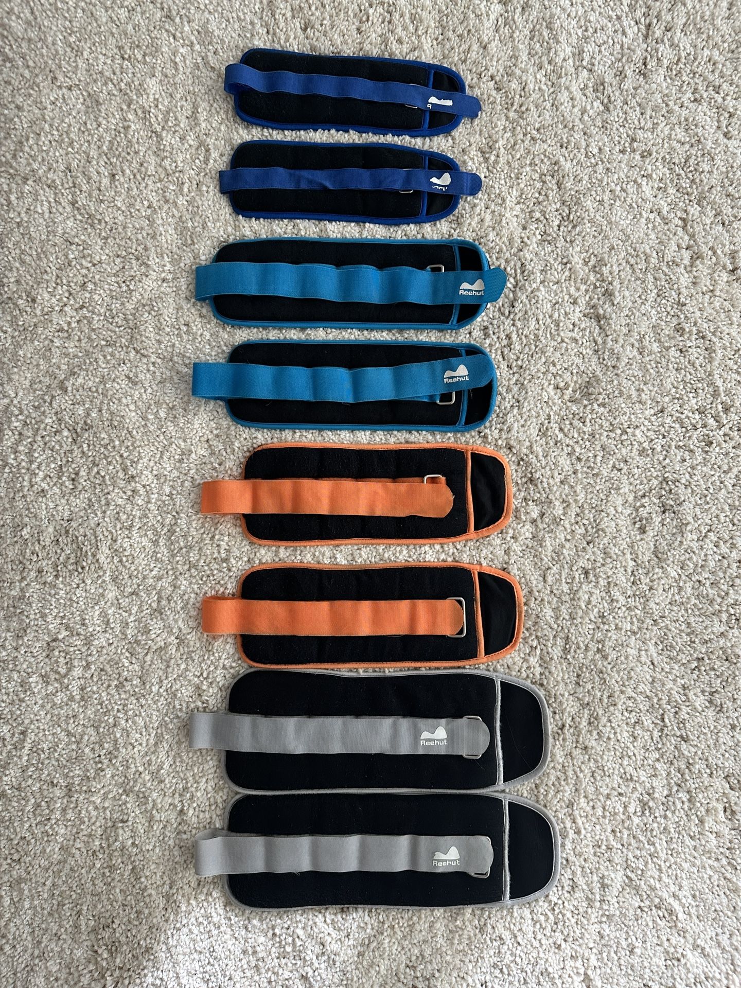 REEHUT ankle weights, Set Of 4 Pairs 